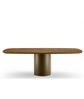 EFORMA table CYLINDRO WOOD TOP